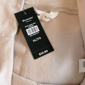 Beige fleece leggings